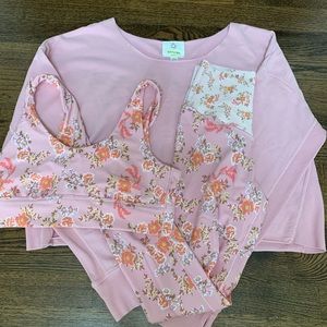 0FFLINE by Aerie NWOT sz M 3 piece set